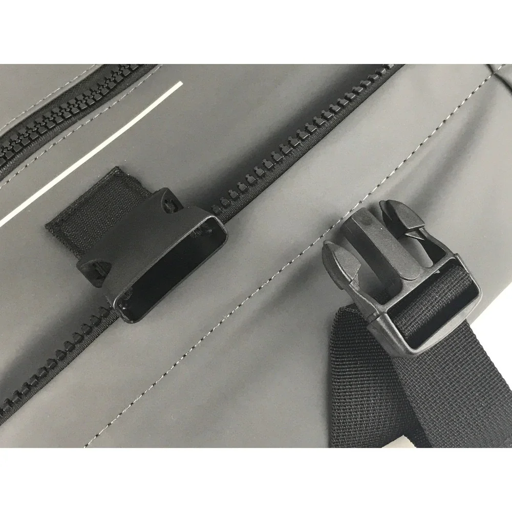 DSM Firmemich Roll Top Backpack Dark Gray Water Resistant Laptop Bag‎ NWT